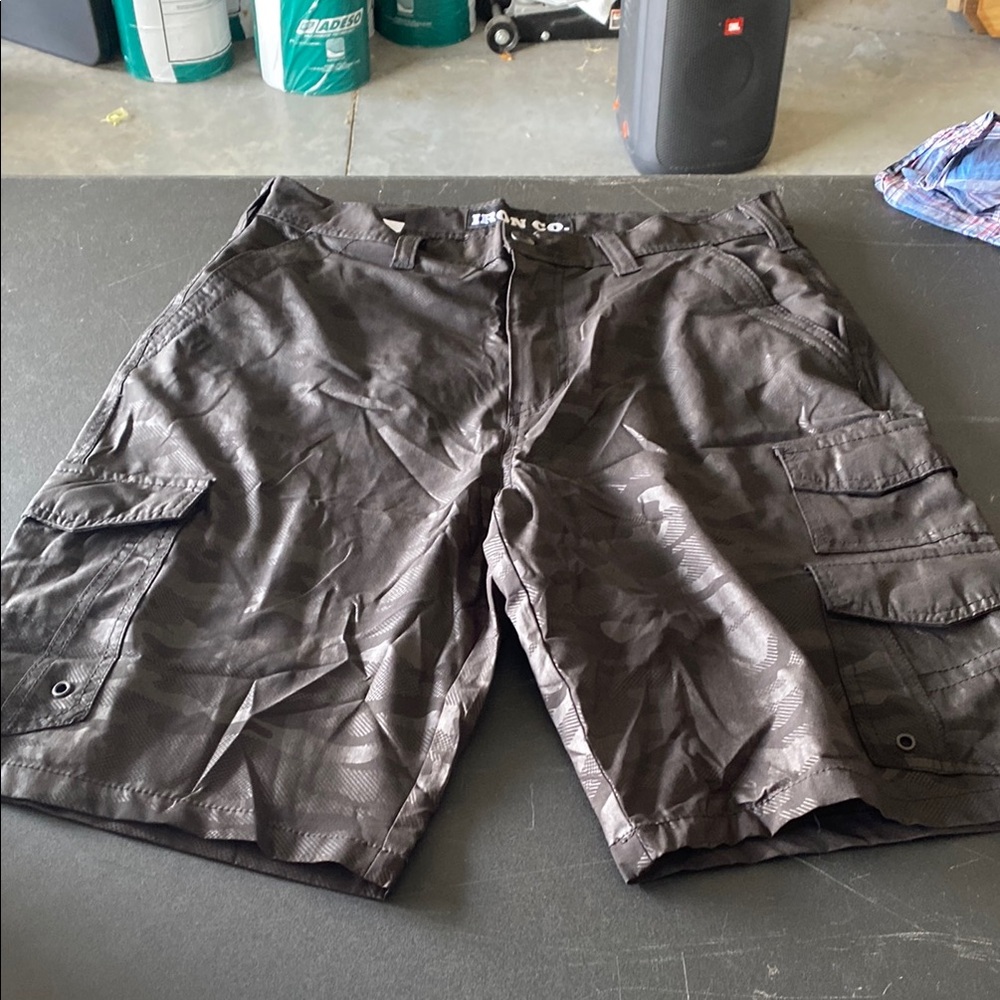 Black Cargo Shorts